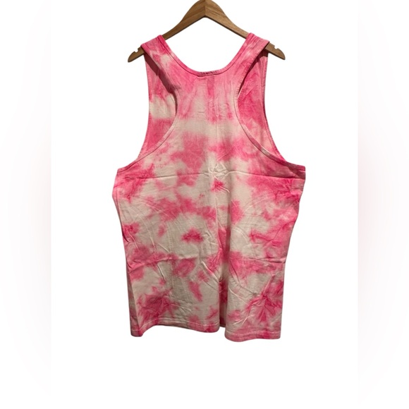 Vintage 1997 Tweety Bird Looney Tunes Tank Top Tie Dye Racer Back Pink Size XL - Picture 5 of 7